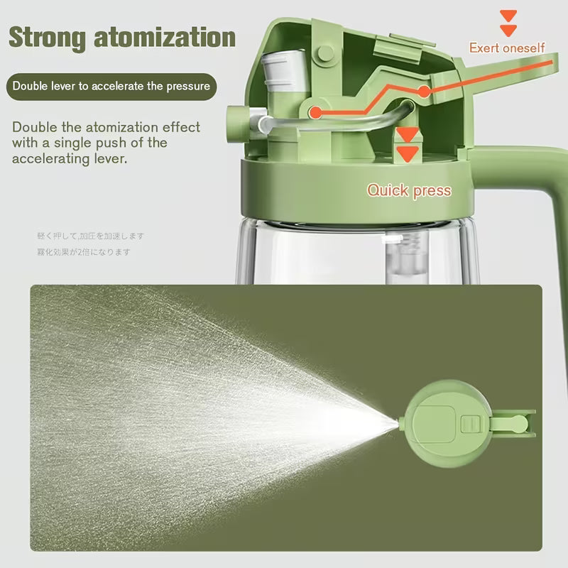 Light-Blocking Olive Oil Sprayers with Stickers
