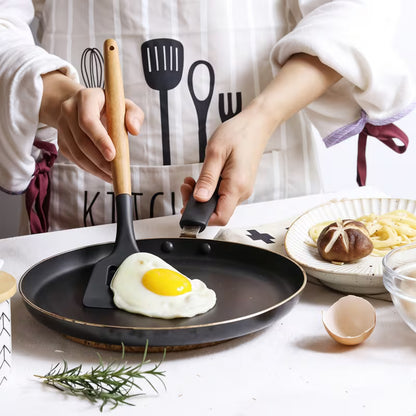 Wooden Handle Kitchen Utensil Set